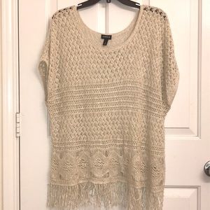 Fringe Knit Top